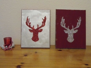 This is a tutorial for how to recreate your own Christmas stag head wall hangings.