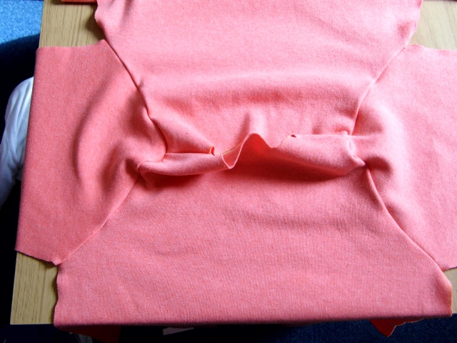 Sew the sleeve onto the 
